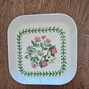 Floral Square Plate Set Of 6